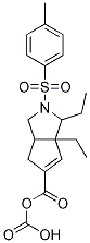 2-(Toluene-4-sulfonyl)-hexahydro-cyclopenta[c]pyrrole-5,5-dicarboxylic acid diethyl ester Structure,557112-60-4Structure