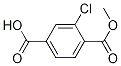 3-Chloro-4-(methoxycarbonyl)benzoic acid Structure,55737-77-4Structure