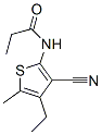 Propanamide, n-(3-cyano-4-ethyl-5-methyl-2-thienyl)-(9ci) Structure,557779-34-7Structure