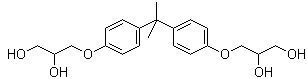 2,2-Bis[4-(2,3-dihydroxypropoxy)phenyl]propane Structure,5581-32-8Structure