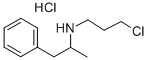 N-(3-chloropropyl)-alpha-methylphenethylamine hydrochloride Structure,5586-87-8Structure