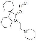 2-哌啶乙基[1,1-双环己基]-1-羧酸盐酸盐结构式_5588-25-0结构式