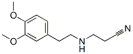 3-[(3,4-Dimethoxyphenethyl)amino]propanenitrile Structure,55982-97-3Structure