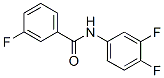 Benzamide, n-(3,4-difluorophenyl)-3-fluoro-(9ci) Structure,560079-38-1Structure