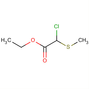 Ethyl 2-chloro-2-(methylthio)acetate Structure,56078-31-0Structure