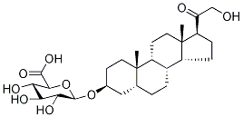 Tetrahydro 11-deoxycorticosterone 3alpha-beta-d-glucuronide Structure,56162-36-8Structure