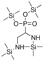 [1,2-Bis[(trimethylsilyl)amino]ethyl ]phosphonic acid bis(trimethylsilyl) ester Structure,56196-71-5Structure