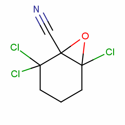 2,2,6-Trichloro-7-oxabicyclo[4.1.0]heptane-1-carbonitrile Structure,56207-43-3Structure