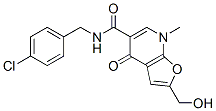 Furo[2,3-b]pyridine-5-carboxamide,n-[(4-chlorophenyl)methyl ]-4,7-dihydro-2-(hydroxymethyl)-7-methyl-4-oxo- Structure,562101-87-5Structure