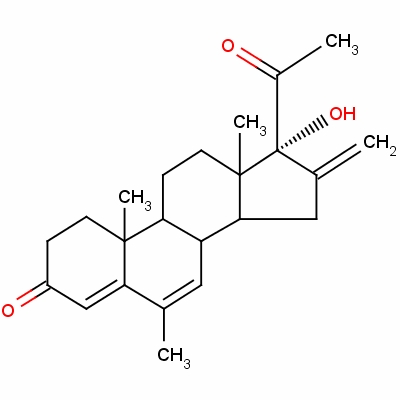 Melengestrol Structure,5633-18-1Structure