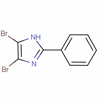 4,5-Dibromo-2-phenyl-1h-imidazole Structure,56338-00-2Structure