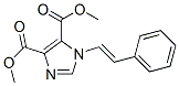 1-[(E)-2-phenylethenyl ]-1h-imidazole-4,5-dicarboxylic acid dimethyl ester Structure,56382-61-7Structure