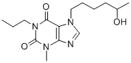 1-丙基-3-甲基-7-(5-羟基己基)黄嘌呤结构式_56395-66-5结构式