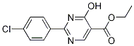 Ethyl 2-(4-chlorophenyl)-6-oxo-1,6-dihydropyrimidine-5-carboxylate Structure,56406-33-8Structure