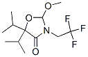 2-Methoxy-5,5-bis(1-methylethyl)-3-(2,2,2-trifluoroethyl)oxazolidin-4-one Structure,56440-39-2Structure