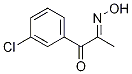 1-(3-Chlorophenyl)-1,2-propanedione 2-oxime Structure,56472-71-0Structure