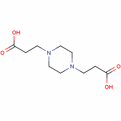 1,4-Bis(2-carboxyethyl)piperazine Structure,5649-49-0Structure