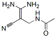 n-(3,3-二氨基-2-氰基-2-丙烯-1-基)-乙酰胺结构式_56563-14-5结构式