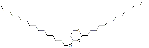 2-十五基-4-(十六基氧基)-1,3-二噁烷结构式_56599-40-7结构式