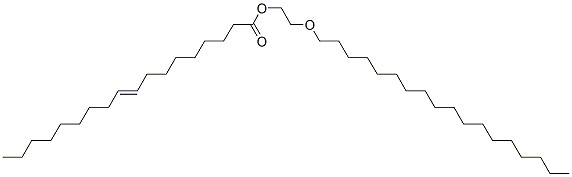 9-Octadecenoic acid 2-(octadecyloxy)ethyl ester Structure,56599-42-9Structure