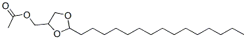 2-Pentadecyl-1,3-dioxolane-4-methanol acetate Structure,56599-54-3Structure