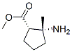 Methyl (1s,2r)-2-amino-2-methylcyclopentanecarboxylate Structure,566157-95-7Structure