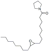 1-[8-(3-Octyloxiran-2-yl)octanoyl ]pyrrolidine Structure,56630-37-6Structure