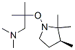 N,n,2-三甲基-2-[[(3s)-2,2,3-三甲基-1-吡咯烷]氧基]-1-丙胺结构式_56630-75-2结构式