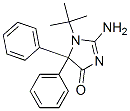 2-氨基-1-(1,1-二甲基乙基)-1,5-二氢-5,5-二苯基-4H-咪唑-4-酮结构式_56634-13-0结构式