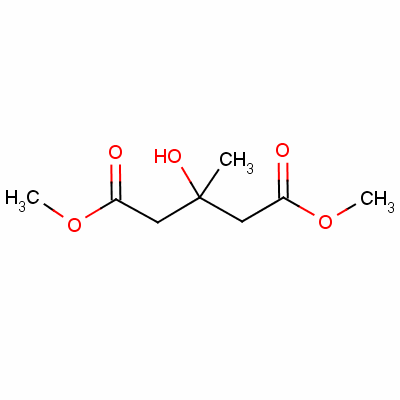 3-羥基-3-甲基戊二酸二甲酯結構式_56652-39-2結構式