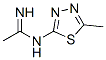 Ethanimidamide, n-(5-methyl-1,3,4-thiadiazol-2-yl)- Structure,56684-77-6Structure