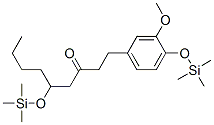 1-[3-Methoxy-4-[(trimethylsilyl)oxy]phenyl ]-5-[(trimethylsilyl)oxy]-3-nonanone Structure,56700-96-0Structure