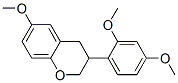 3-(2,4-Dimethoxyphenyl)-3,4-dihydro-6-methoxy-2h-1-benzopyran Structure,56701-27-0Structure