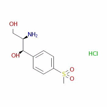 (1R,2R)-2-氨基-1-[4-(甲基磺酰基)苯基]-1,3-丙二醇盐酸盐结构式_56724-21-1结构式