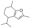 4,5,6,7-Tetrahydro-2,7-dimethyl-4-(1-methylethyl)benzofuran Structure,56771-92-7Structure