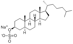 Dihydrocholesterol-3-sulfate sodium Structure,56816-66-1Structure