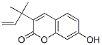 7-Hydroxy-3-(1,1-dimethylprop-2-enyl)coumarin Structure,56881-08-4Structure