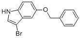 3-溴-5-苄氧基吲哚结构式_569337-39-9结构式