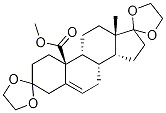 Methyl 3,3,17,17-Bis(ethylenedioxy)androst-5-en-19-oate Structure,5696-45-7Structure