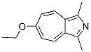 Cyclohepta[c]pyrrole,6-ethoxy-1,3-dimethyl-(9ci) Structure,57015-33-5Structure