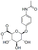 4-乙酰氨基苯基-b-d-葡萄糖苷酸甲酯结构式_570394-17-1结构式