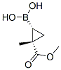 Cyclopropanecarboxylic acid,2-borono-1-methyl-,1-methyl ester,(1s,2r)- Structure,570431-58-2Structure