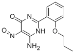 6-氨基-5-亚硝基-2-(2-丙氧基苯基)-4(1h)-嘧啶酮结构式_57075-57-7结构式