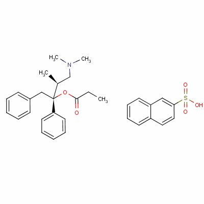 磺酸左丙氧芬结构式_5714-90-9结构式