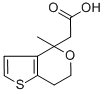 (4-Methyl-6,7-dihydro-4h-thieno[3,2-c]pyran-4-yl)acetic acid Structure,57153-43-2Structure