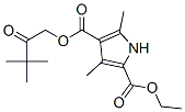 1H-pyrrole-2,4-dicarboxylicacid,3,5-dimethyl-,4-(3,3-dimethyl-2-oxobutyl)2-ethylester(9ci) Structure,571922-93-5Structure