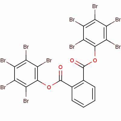 Bis(pentabromophenyl) terephthalate Structure,57212-63-2Structure