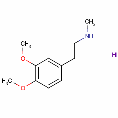 (3,4-Dimethoxyphenethyl)(methyl)ammonium iodide Structure,57267-21-7Structure