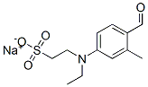 2-[N-ethyl-n-(4-formyl-3-methylphenyl)amino]-1-ethanesulfonic acid sodium salt Structure,57267-80-8Structure