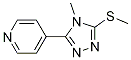 4-Methyl-3-methylthio-5-(4-pyridinyl)-1,2,4-triazole Structure,57295-67-7Structure